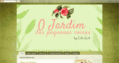 Desktop Screenshot of jardimpequenascoisas.blogspot.com