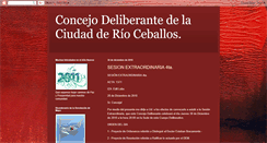 Desktop Screenshot of concejorioceballos.blogspot.com