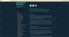Desktop Screenshot of flat-stomachexercises.blogspot.com