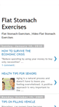 Mobile Screenshot of flat-stomachexercises.blogspot.com
