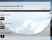 Tablet Screenshot of herramientasdelaweb20.blogspot.com