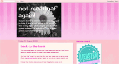 Desktop Screenshot of notmeatloafagain.blogspot.com