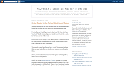 Desktop Screenshot of natural-humor-medicine.blogspot.com