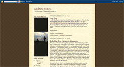 Desktop Screenshot of andrewbones.blogspot.com