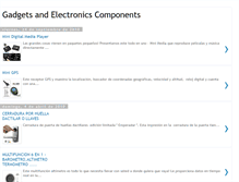 Tablet Screenshot of gadgetsandelectronicscomponents.blogspot.com