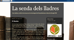 Desktop Screenshot of lasendadelslladres.blogspot.com