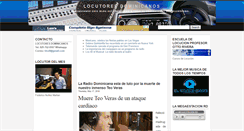 Desktop Screenshot of locutoresdominicanos.blogspot.com