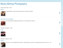 Tablet Screenshot of beckybishopphotographyblog.blogspot.com