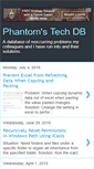 Mobile Screenshot of phantomtdb.blogspot.com