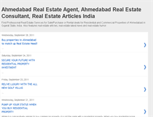 Tablet Screenshot of ahmedabad-real-estate.blogspot.com