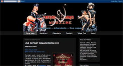 Desktop Screenshot of metalarciwebzine.blogspot.com