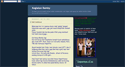 Desktop Screenshot of kegiatanbamby.blogspot.com