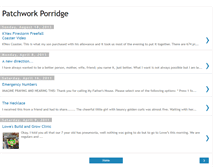 Tablet Screenshot of patchworkporridge.blogspot.com