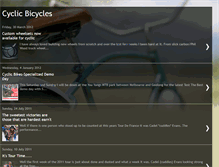 Tablet Screenshot of cyclic-bikes.blogspot.com
