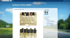 Desktop Screenshot of noriahperfumes.blogspot.com