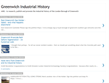 Tablet Screenshot of greenwichindustrialhistory.blogspot.com