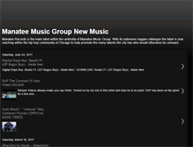 Tablet Screenshot of manateerecords.blogspot.com