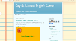 Desktop Screenshot of capdellevantenglishcorner.blogspot.com