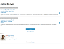 Tablet Screenshot of mullapperiyar.blogspot.com
