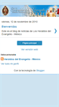 Mobile Screenshot of heraldosdelevangeliomex.blogspot.com