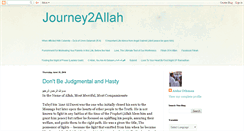 Desktop Screenshot of journey2allah.blogspot.com