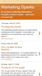 Mobile Screenshot of marketing-sparks.blogspot.com
