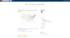 Desktop Screenshot of msnunezhistory.blogspot.com