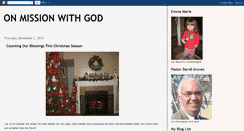 Desktop Screenshot of onmissionwithgodincee.blogspot.com