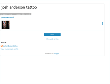 Tablet Screenshot of joshandersontattoo.blogspot.com