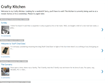 Tablet Screenshot of craftykitchen.blogspot.com