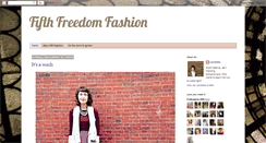 Desktop Screenshot of fifthfreedomfashion.blogspot.com