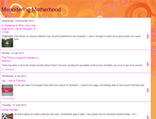 Tablet Screenshot of meanderingmotherhood.blogspot.com