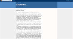 Desktop Screenshot of erinswriting.blogspot.com