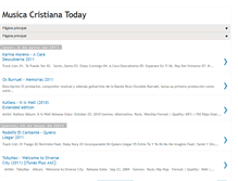 Tablet Screenshot of musicacristianatoday.blogspot.com
