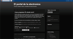 Desktop Screenshot of elportaldelaelectronica.blogspot.com
