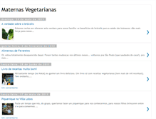 Tablet Screenshot of maternavegetarianas.blogspot.com