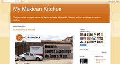 Desktop Screenshot of mexkitchen.blogspot.com