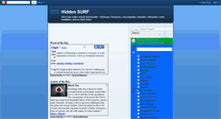 Desktop Screenshot of hiddensurf.blogspot.com