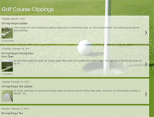 Tablet Screenshot of golfcourseclippings.blogspot.com