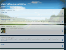 Tablet Screenshot of matematicanocotidianocolfelicidade.blogspot.com