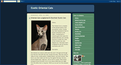 Desktop Screenshot of exoticorientalcats.blogspot.com