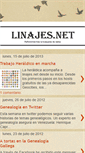Mobile Screenshot of linajesblog.blogspot.com