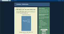 Desktop Screenshot of alciatus.blogspot.com