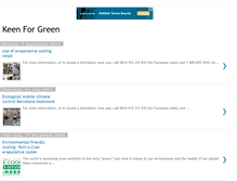Tablet Screenshot of keenforgreen.blogspot.com