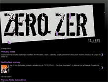 Tablet Screenshot of galeriazerozer.blogspot.com