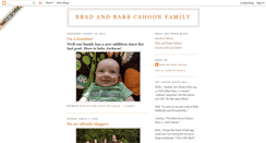 Desktop Screenshot of bradandbarbcahoon.blogspot.com