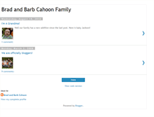 Tablet Screenshot of bradandbarbcahoon.blogspot.com