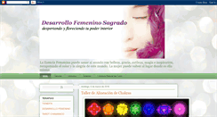 Desktop Screenshot of femenino-sagrado.blogspot.com