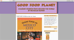 Desktop Screenshot of planetgoodfood.blogspot.com