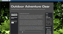 Desktop Screenshot of outdoor-adventure-gear.blogspot.com